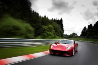 Fernando Alonso at the wheel of the Ferrari F12berlinetta at the Nuerburgring Nordschleife 2013 / Image: Copyright Ferrari