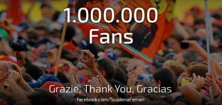A million thank yous! - Ferrari and Facebook / Image: Copyright Ferrari