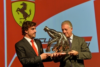 Ferrari Christmas Party 2013 - Fernando Alonso’s exhortation / Image: Copyright Ferrari