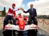 Ferrari on the streets of Jerusalem 2013 - Jerusalem Peace Road Show’ - Mayor Nil Barkat and Giancarlo Fisichella / Image: Copyright Ferrari