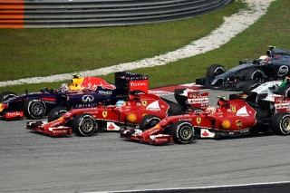 FIA Formula 1 World Championship 2014 - Round 2 - Grand Prix Malaysia - Kimi Raikkonen - Ferrari F14 T - S/N 305 and Fernando Alonso - Ferrari F14 T - S/N 304 / Image: Copyright Ferrari