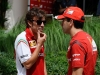 FIA Formula 1 World Championship 2014 - Round 3 - Grand Prix Bahrain - Fernando Alonso and Marc Gene / Image: Copyright Ferrari