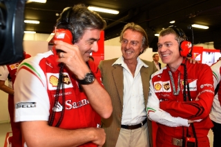 FIA Formula 1 World Championship 2014 - Round 5 - Grand Prix Spain - Marco Mattiacci, Luca di Montezemolo, Antonello Coletta / Image: Copyright Ferrari