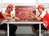 FIA Formula 1 World Championship 2013 - Round 10 - Grand Prix of Hungary - Fernando Alonso and Pedro de la Rosa - Shell Lego Challenge / Image: Copyright Ferrari