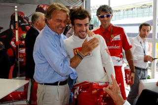 FIA Formula One World Championship 2013 - Round 12 - Grand Prix of Italy - Fernando Alonso and Luca di Montezemolo / Image: Copyright Ferrari