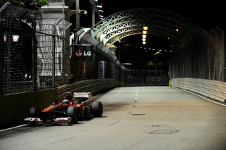 FIA Formula One World Championship 2013 - Round 13 - Grand Prix of Singapore - Fernando Alonso - Ferrari F138 - S/N 299 / Image: Copyright Ferrari