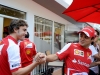 FIA Formula One World Championship 2013 - Round 13 - Grand Prix of Singapore - Fernando Alonso and Felipe Massa / Image: Copyright Ferrari