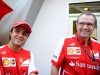 FIA Formula One World Championship 2013 - Round 13 - Grand Prix of Singapore - Felipe Massa and Stefano Domenicali / Image: Copyright Ferrari