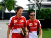 FIA Formula One World Championship 2013 - Round 13 - Grand Prix of Singapore - Massimo Rivola and Pedro de la Rosa / Image: Copyright Ferrari