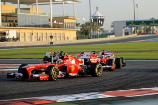 FIA Formula One World Championship 2013 - Round 17 - Grand Prix of Abu Dhabi - Felipe Massa - Ferrari F138 - S/N 298 - Fernando Alonso - Ferrari F138 - S/N 299 / Image: Copyright Ferrari