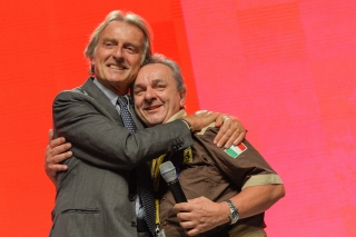 Luca di Montezemolo - Farewell Ferrari GT Division 10-2014 / Image: Copyright Ferrari