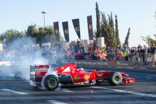 Scuderia Ferrari in Jerusalem 10-2014 / Image: Copyright Ferrari