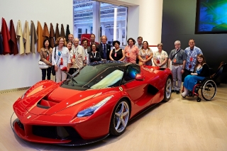 Telethon scientific committee visits Ferrari - 26.06.2014 / Image: Copyright Ferrari
