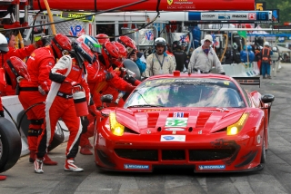 ALMS 2013 - Round 4 - American Le Mans Northeast Grand Prix - Risi Competizione 458 Italia GT / Image: Copyright Ferrari
