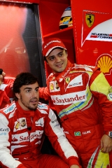 FIA Formula One World Championship 2013 - Round 19 - Grand Prix of Brazil - Fernando Alonso and Felipe Massa / Image: Copyright Ferrari