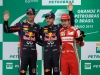 FIA Formula One World Championship 2013 - Round 19 - Grand Prix of Brazil -  Mark Webber, Sebastian Vettel and Fernando Alonso / Image: Copyright Ferrari